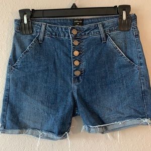 Just Black Jean Shorts